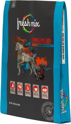 Vista 2 de ARTEMIS Fresh Mix - Alimento seco para perros – Receta de carne premium Nutrición Saludable Proteína Omega 3 6 Mediano Grande Adulto Cachorro All