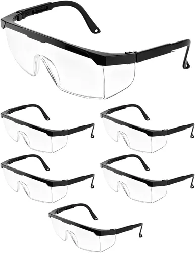 Vista 8 de UCEC Gafas de seguridad sobre anteojos, paquete de 12 gafas protectoras