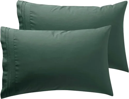 Vista 73 de Nestl - Juego de 2 fundas de almohada de microfibra azul playa tamaño Queen, 20 x 30 pulgadas