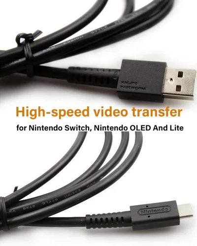 Vista 4 de Adaptador de CA de repuesto y cable HDMI compatible con el nuevo interruptor 5V-1.5A 15V 2.6A