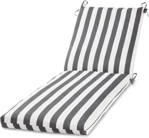Vista 33 de Cojín reversible para silla de descanso para exteriores, color blanco tropical
