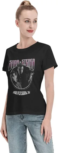 Vista 4 de Soda - Camiseta de verano para mujer, estilo casual, de manga corta