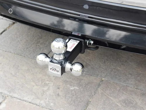 Vista 2 de TOPTOW 64173HP - Soporte de enganche de remolque con pasador de enganche de 5/8 pulgadas, bolas cromadas, se adapta a receptores de enganche de 2