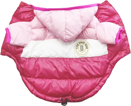Vista 7 de Chaleco de Perro Abrigo de Invierno para Perros Pequeños Niños Niñas, Chaquetas de Plumón para Perros Sudadera con Capucha para Cachorros Abrigo