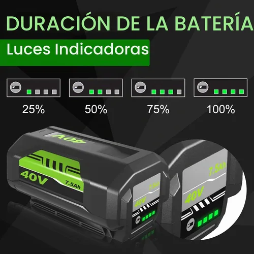 Vista 4 de Reemplazo de 7.5Ah 40 voltios para batería Ryobi 40V 7500mAh OP40601