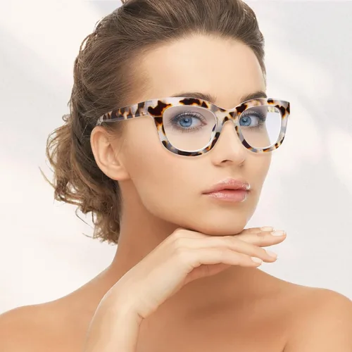 Vista 6 de Lentes de lectura progresivas multifocales para mujeres y hombres, bloqueo de luz azul, para computadora, lectores multifocales no lineales con A1