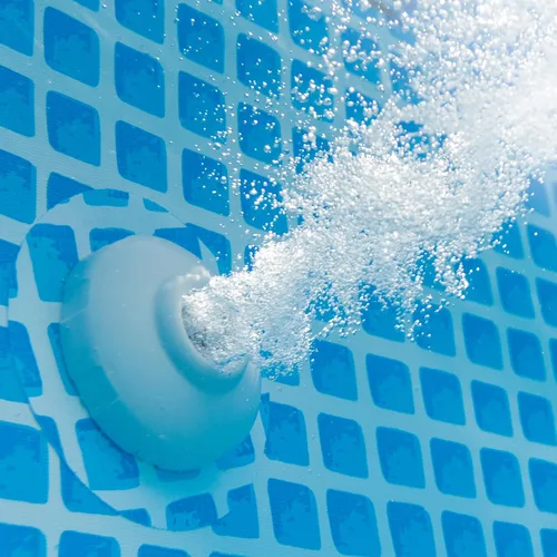 Vista 10 de Intex 26723EH - Juego de piscina sobre el suelo con marco de prisma Premium: 15 pies x 42 pulgadas - Incluye bomba de filtro de cartucho de 1000 GPH