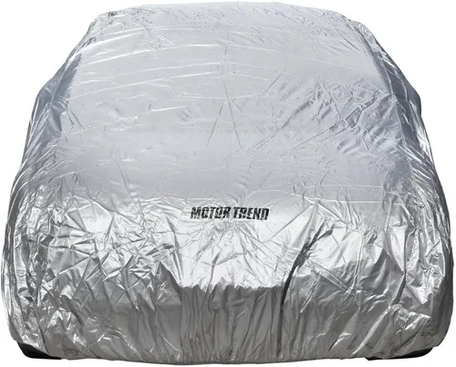Vista 3 de Motor Trend Capa de protección UV básica, transpirable, a prueba de polvo, ajuste universal, cubierta completa para coche, todo tipo de clima