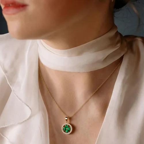 Vista 9 de Collar para ansiedad, anillos para la ansiedad para mujeres, anillos de trébol de cuatro hojas, anillo de preocupación de color dorado