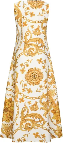 Vista 5 de Sleeveless Maxi Dresses for Women Floral Printed Summer Keyhole Tank Dress Beach Party Flowy Long Dress Loose Sundress