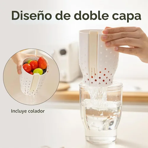 Vista 5 de Vasos de frutas de viaje de 25 onzas para automóvil, taza de almacenamiento de ensalada de frutas con tenedor y tapas, recipientes reutilizables a
