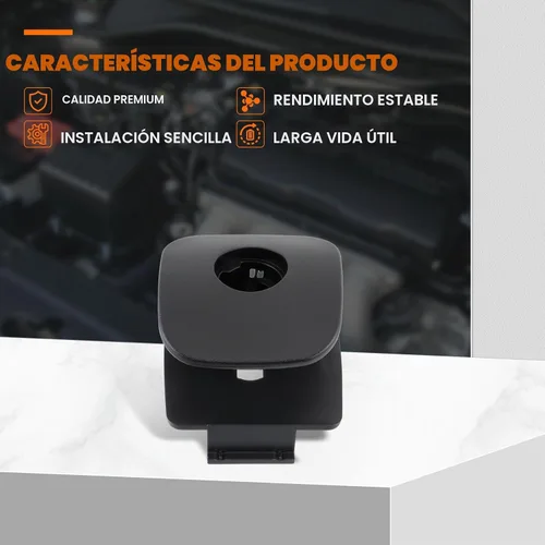 Vista 5 de Goamotors 15924033 Manija de bloqueo de guantera Ebony para Chevy Corvette C6 2005-2013, reemplazo para 15924032, guantera C6 Corvette