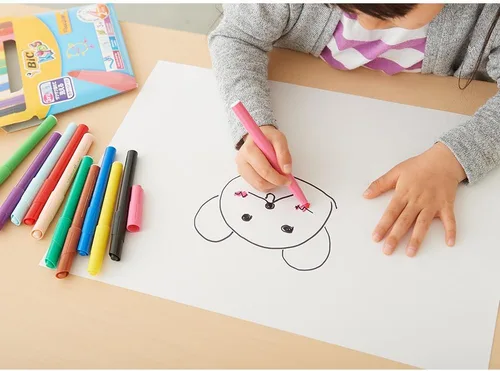 Vista 5 de Bic Kids Visa XL Bolígrafos para colorear (Wallet de 8)_Parent_SPIG9 Wallet x 12 829007