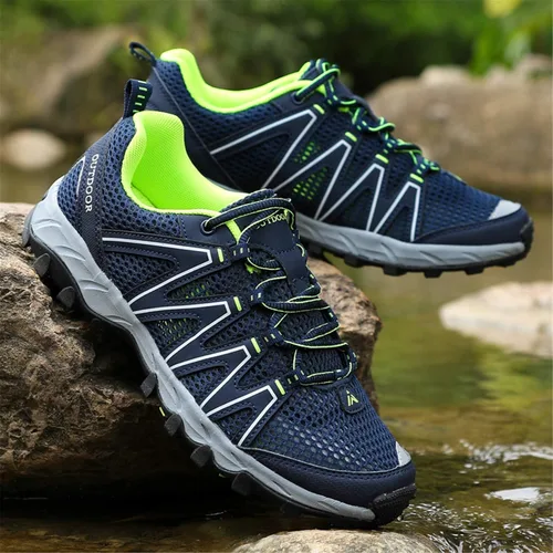 Vista 5 de RUNMAXX Mens Hiking Shoes Womens Fishing Aqua Water Shoes Outdoor Sneakers Quick Drying Mesh Barefoot