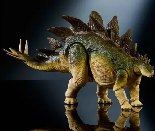 Vista 2 de Jurassic Hammond Collection - Figura de acción grande de Stegosaurus Lost World