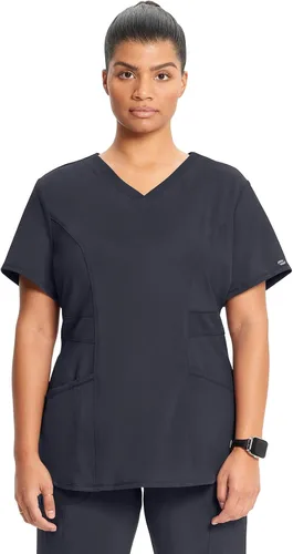 Vista 9 de Infinity Cherokee CK623A - Camiseta de enfermería con cuello en V para mujer, elástica en 4 direcciones, rendimiento superior y comodidad Negro