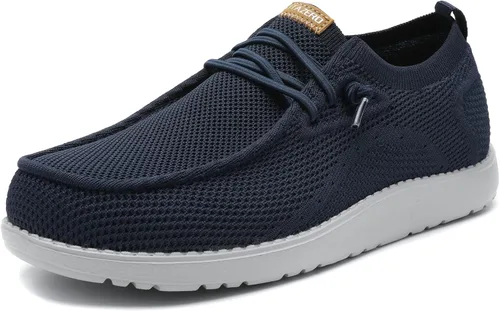 Vista 18 de 1TAZERO Zapatos sin cordones para hombre, extra anchos, ortopédicos, para diabéticos, cómodos para pies hinchados, con soporte de arco para fascitis
