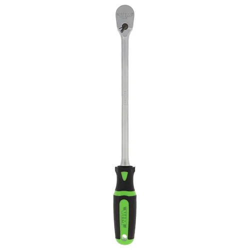 Vista 6 de VIM Tools Trinquete 90T - Unidad de 1/4 pulgadas con diseño de trinquete de cabeza flexible reversible y mango ergonómico para usos automotrices
