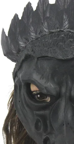 Vista 6 de 1 máscara de cuervo negro, máscara de pájaro de cuervo, máscara de pájaro para Halloween, fiesta, accesorios de carnaval, cosplay