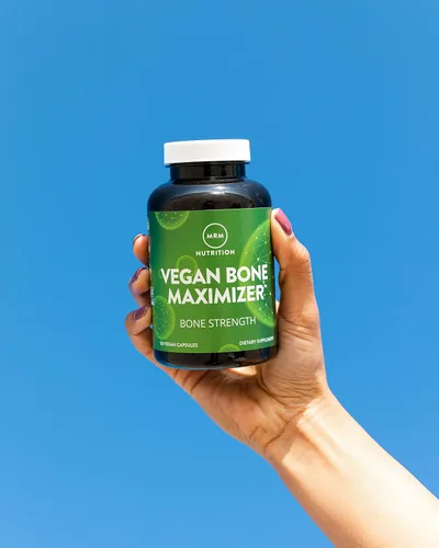 Vista 5 de MRM Nutrition Vegan Bone Maximizer Fuerza ósea + densidad Algas orgánicas certificadas con vitamina K2 + D3 Clínicamente probado Nutrición
