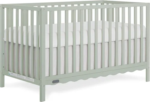 Vista 11 de Dream On Me Synergy Wave 5-in-1 Convertible Full Size Baby Crib, Walnut