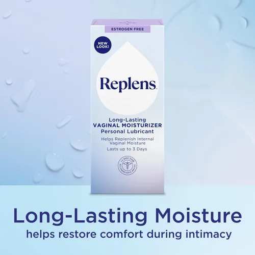 Vista 5 de Replens Hidratante vaginal, hidratante Replens de larga duración con aplicador vaginal reutilizable, 14