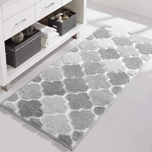 Vista 28 de DEXDE Alfombras de Baño Corredor 24x47 pulgadas Alfombra de Baño Larga Antideslizante Suave Lavable Alfombras de Baño Grandes para Baño Dormitorio