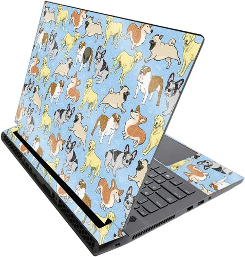 Vista 667 de MightySkins - Skin brillante con purpurina para Alienware M17 R3 (2020) y M17 R4 (2021) - Diversión de los años 90 Acabado duradero con purpurina