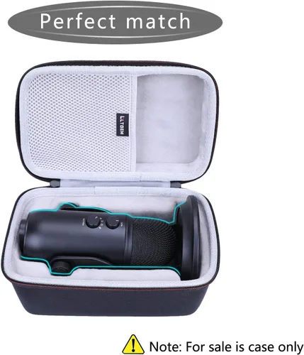Vista 2 de LTGEM - Funda compatible con micrófono USB Logitech Blue Yeti (solo funda)