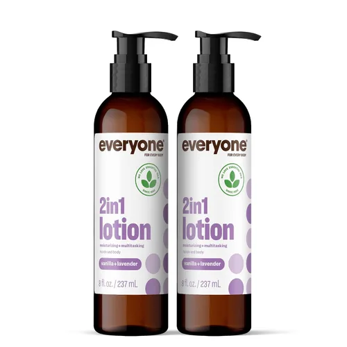 Vista 14 de Everyone Loción 2-en-1 para manos/cuerpo, 8 onzas (paquete de 2) cítricos y menta hecha con aceites esenciales para hombres y mujeres