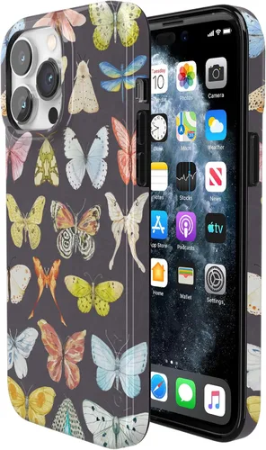 Vista 52 de Casely Funda para iPhone 14 Pro Max All Boo'd Up Fantasma púrpura Compatible con MagSafe Diseño clásico ultrafino