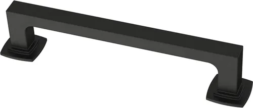 Vista 15 de Franklin Brass (1 paquete) – Manijas de gabinete color negro mate, centro de agujero de 3-3/4 pulgadas, tiradores para cajones, puerta de gabinete