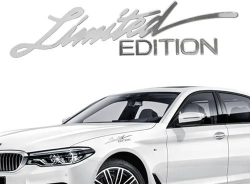 Vista 9 de Pegatina de edición limitada para coche, calcomanía de carrocería de automóvil, edición limitada, calcomanía de metal para la parte trasera