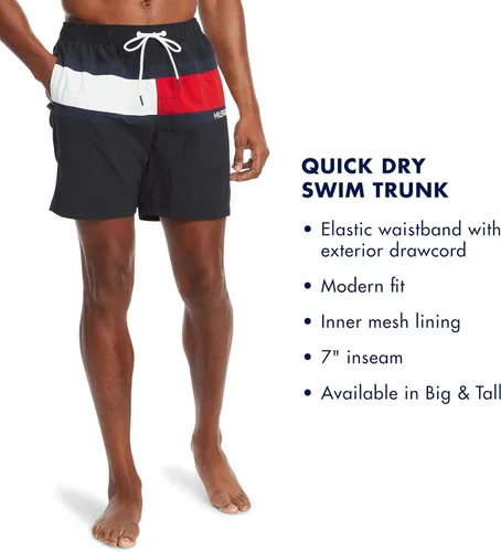 Vista 5 de Tommy Hilfiger Bañador con bandera de 7" para hombre con secado rápido