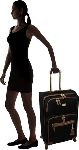 Vista 5 de Steve Madden Luggage set de 3 maletas con ruedas giratorias y laterales acolchados