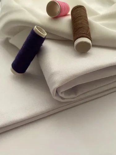 Vista 5 de MAROBEE Interfaz fusible de algodón tejido para planchar para proyectos de costura, 44 pulgadas x 2 yardas, interfaz de peso medio para solapas
