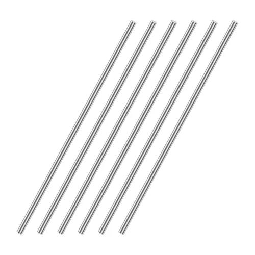 Vista 20 de uxcell Varilla redonda sólida de acero inoxidable 304 de 0.039 in x 3.937 in para manualidades de bricolaje - 2 piezas