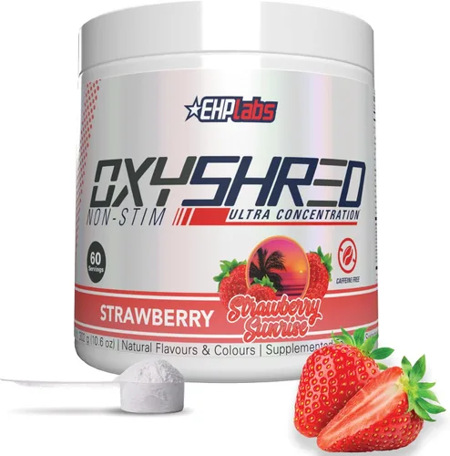 Vista 9 de EHP Labs OxyShred Polvo Pre Entreno Sin Estimulantes - Pre Entreno Sin Estimulación, Pre Entreno Sin Cafeína para Hombres y Mujeres - Pre Entreno