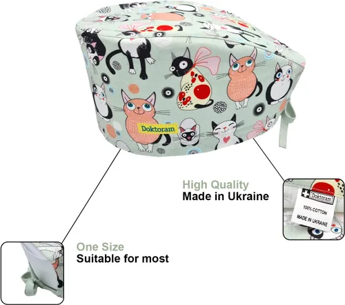 Vista 116 de Print Scrub Caps - Sombrero perfecto para enfermeras, médicos y EMTs..