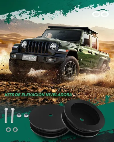 Vista 7 de SCITOO para Jeep Kit de elevación de nivelación trasera de 1.5 pulgadas, espaciadores de elevación trasera, kits de elevación de suspensión
