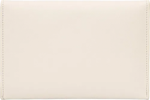 Vista 3 de Dexmay - Bolso de mano tipo sobre para mujer, tamaño mediano, de piel saffiano, plegable
