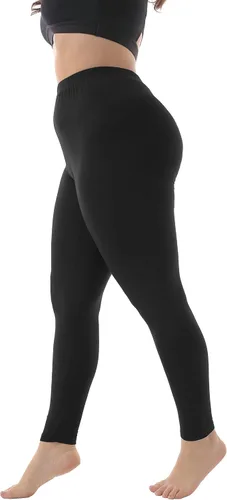 Vista 4 de ZERDOCEAN Leggings de longitud completa elásticos suaves y ligeros para mujer