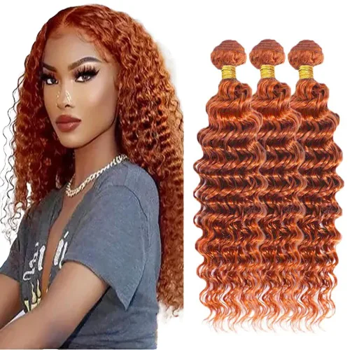 Vista 136 de Color 30 paquetes de cabello humano marrón onda del cuerpo paquetes 8 10 12 pulgadas brasileño virgen Remy extensiones de cabello humano doble trama