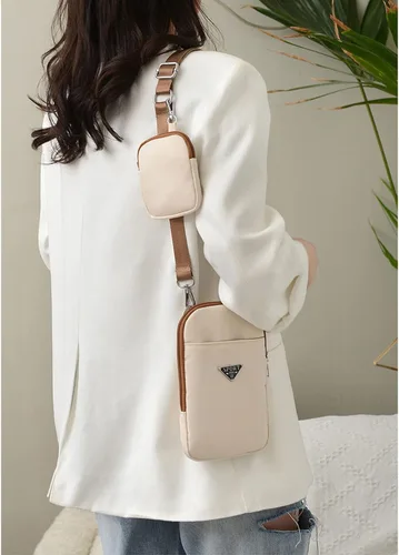 Vista 2 de Valentoria Bolso cruzado pequeño para teléfono celular, cartera de mensajero de viaje para mujer, bolsa deportiva casual con cremallera