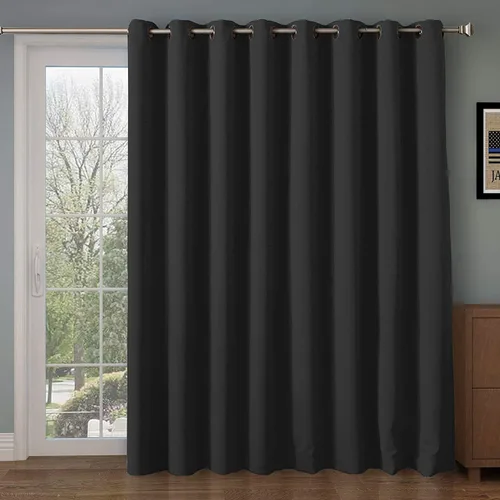 Vista 18 de Rose Home Fashion Cortinas opacas para puerta corrediza, oscurecimiento de la habitación, cortinas con aislamiento térmico para sala de estar