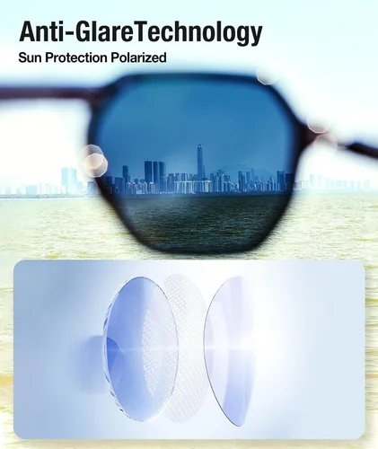 Vista 4 de BENEUNDER Gafas de sol plegables polarizadas ultraligeras con protección UV400