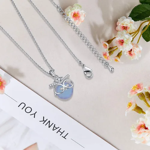 Vista 4 de Regalos de graduación para ella 2023 - Collares de graduación de búho sabiduría para mujeres mayores, regalos de graduación de escuela secundaria