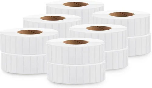 Vista 7 de enKo (3 rollos, 7,290 etiquetas) Etiquetas térmicas directas de 1 pulgada x 1/2 pulgadas para calcomanías de Logística de Amazon, etiquetas FNSKU