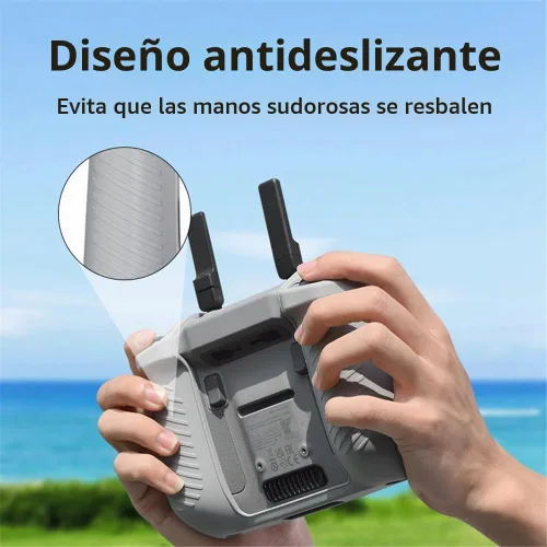 Vista 5 de Funda de silicona para mando a distancia DJI RC 2 para DJI Lito X1 Avata 360 Mini 5 Pro Flip Air 3S AIR 3 Mini 4 Pro Flip Drone RC 2 Controlador a