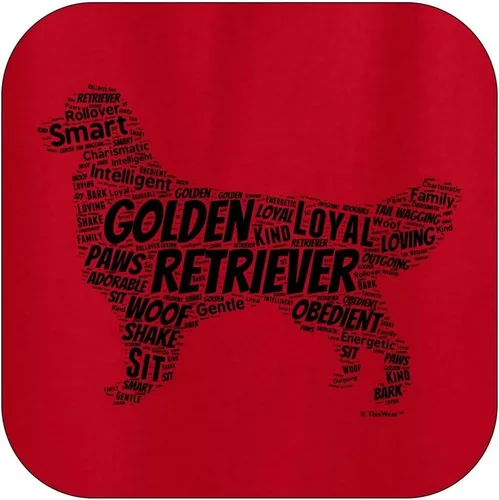 Vista 7 de ThisWear Golden Retriever Word Art - Sudadera con capucha para perro y cachorro